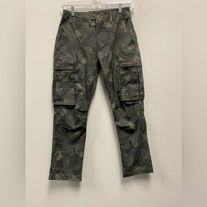 YoungLA Green Camo Carpenter Cargo Pants—Large (32/30)